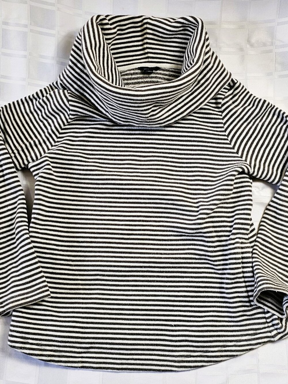 TOMMY HILFIGER WOMEN'S WIDE NECK TURTLE NECK DESIGNER SWEATER SIZE XL STRIPED